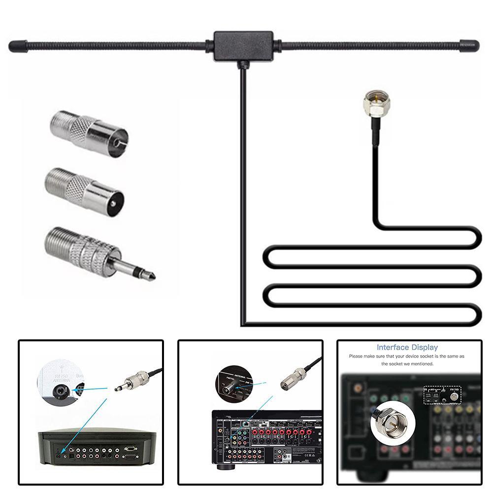 Audio Music System For Home - Antenna Radio FM Antenna dipolo FM