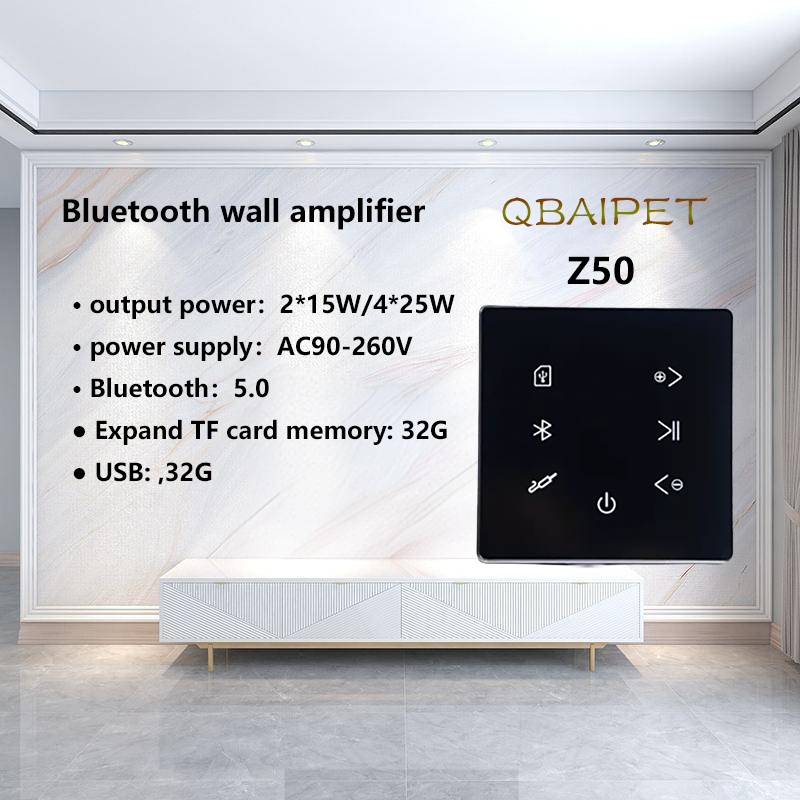 Audio Music System For Home - Amplificatore da parete Bluetooth Sistema audio