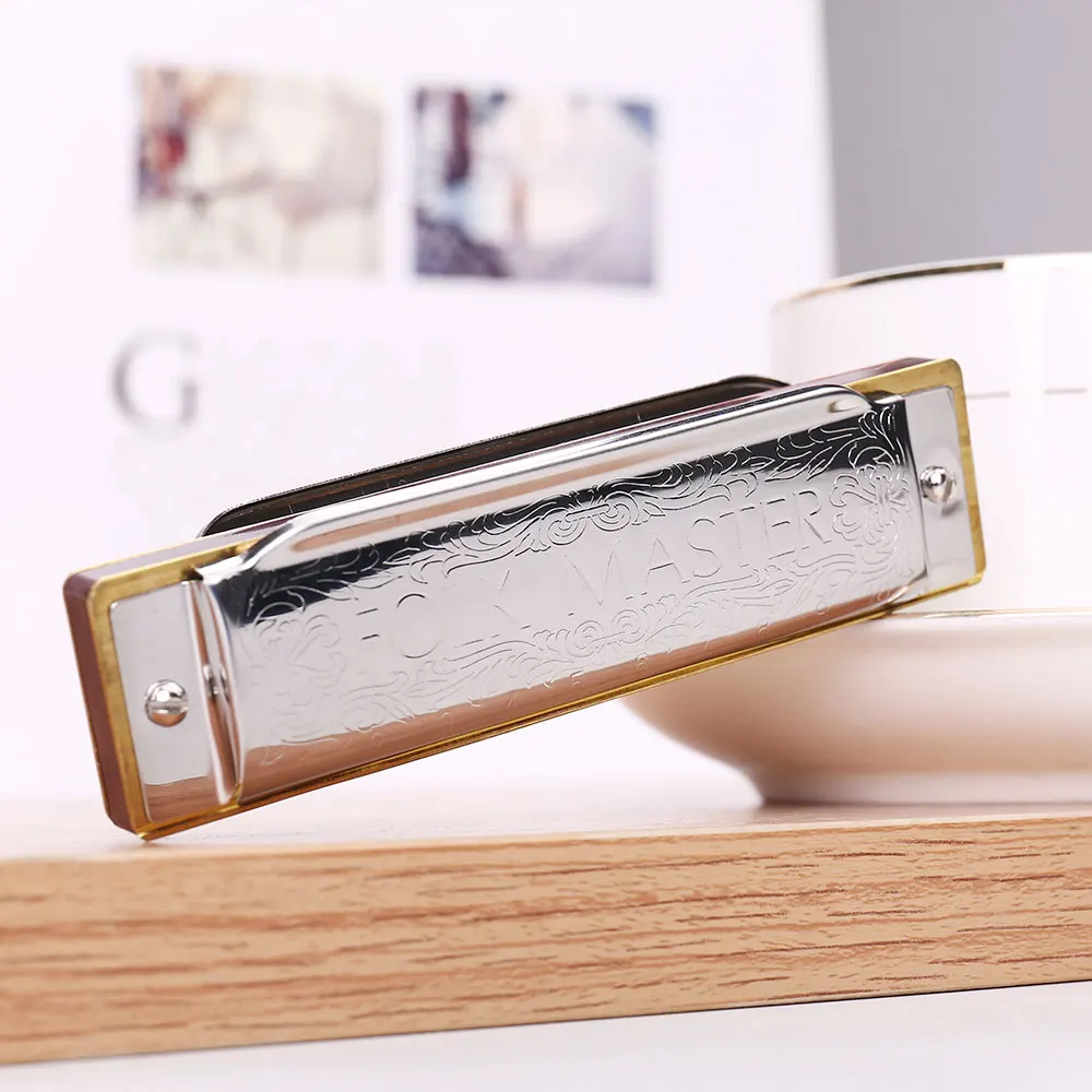 Harmonica 10 Hole - Armonica Folk Master 1072 Standard Principiante